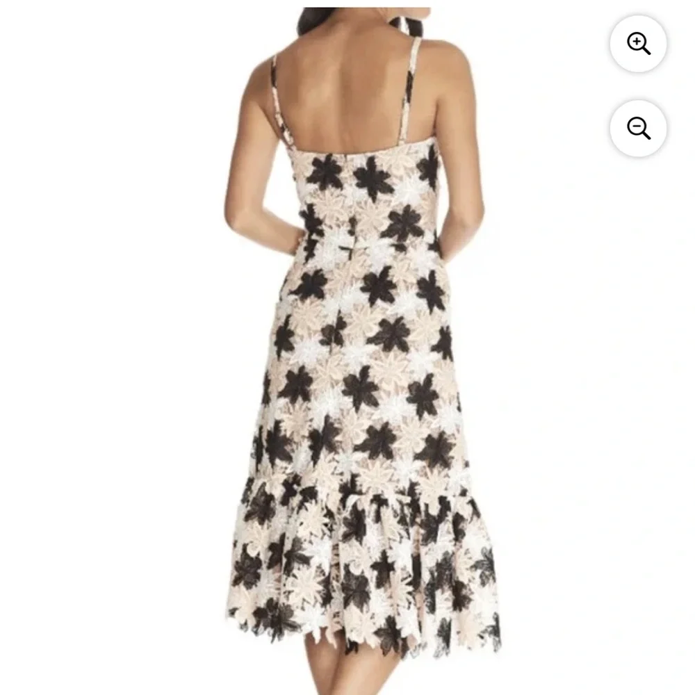 Dress the Population Chantal Floral Multihue Lace Party Dress​​​​​​​ Size XS NWT - Picture 4 of 14